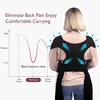 image:imageMomcozy Baby Carrier AirMesh  The Perfect Summer Water Sling for Newborns to Toddler 835 lbs  Cooling Breathable and Lightweight Baby Wrap Nice for Summer Pool Beach Swimming Lavender MistBlack