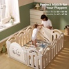 image:imageMomcozy Baby Play Mat for Floor 59x71 Thickened Playpen Mat Playmate for Baby Tummy Time Waterproof amp NonSlip Foldable Outdoor Mat with Carrying Handle Forest WorldForest World