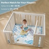 image:imageMomcozy Baby Play Mat for Floor 59x71 Thickened Playpen Mat Playmate for Baby Tummy Time Waterproof amp NonSlip Foldable Outdoor Mat with Carrying Handle Forest WorldBlue Ocean