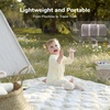 image:imageMomcozy Baby Play Mat for Floor 59x71 Thickened Playpen Mat Playmate for Baby Tummy Time Waterproof amp NonSlip Foldable Outdoor Mat with Carrying Handle Forest WorldKhaki Plaid