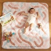 image:imageMomcozy Baby Play Mat for Floor 59x71 Thickened Playpen Mat Playmate for Baby Tummy Time Waterproof amp NonSlip Foldable Outdoor Mat with Carrying Handle Forest WorldCrayon