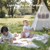 image:imageMomcozy Baby Play Mat for Floor 59x71 Thickened Playpen Mat Playmate for Baby Tummy Time Waterproof amp NonSlip Foldable Outdoor Mat with Carrying Handle Forest WorldGiraffe