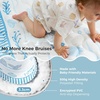 image:imageMomcozy Baby Play Mat for Floor 59x71 Thickened Playpen Mat Playmate for Baby Tummy Time Waterproof amp NonSlip Foldable Outdoor Mat with Carrying Handle Forest WorldBlue Ocean
