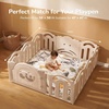 image:imageMomcozy Baby Play Mat for Floor 59x71 Thickened Playpen Mat Playmate for Baby Tummy Time Waterproof amp NonSlip Foldable Outdoor Mat with Carrying Handle Forest WorldGiraffe