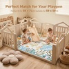 image:imageMomcozy Baby Play Mat for Floor 59x71 Thickened Playpen Mat Playmate for Baby Tummy Time Waterproof amp NonSlip Foldable Outdoor Mat with Carrying Handle Forest WorldForest World