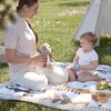 image:imageMomcozy Baby Play Mat for Floor 59x71 Thickened Playpen Mat Playmate for Baby Tummy Time Waterproof amp NonSlip Foldable Outdoor Mat with Carrying Handle Forest WorldGiraffe