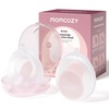 image:imageMomcozy Breast Milk Collector Slim Discreet Waterdrop Silicone Breast Shells for Light Milk Leakage Collection with Storage Case 1oz30ml 2PCS1 Ounce2 Count