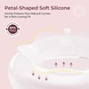 image:imageMomcozy Breast Milk Collector Slim Discreet Waterdrop Silicone Breast Shells for Light Milk Leakage Collection with Storage Case 1oz30ml 2PCS1 Ounce2 Count