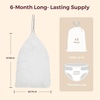 image:imageMomcozy Diaper Pail Deodorizer Refills 4 Packs MineralBased Odor Control Bags FragranceFree Odor Absorber Packs for Momcozy Diaper Pail Trash Bins Shoe Cabinets Gym Bags amp Cat Litter Boxes13 Gallon