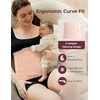 image:imageMomcozy Ergowrap Postpartum Belly Band for CSection Recovery and Vaginal Birth Abdominal Binder with 3D Lifting amp Ergonomic Back Support Seamless Belly Wrap Shapewear for Post Surgery RecoveryStandard  Oyster Pink