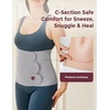 image:imageMomcozy Ergowrap Postpartum Belly Band for CSection Recovery and Vaginal Birth Abdominal Binder with 3D Lifting amp Ergonomic Back Support Seamless Belly Wrap Shapewear for Post Surgery RecoveryStandard  Gray