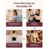 image:imageMomcozy Ergowrap Postpartum Belly Band for CSection Recovery and Vaginal Birth Abdominal Binder with 3D Lifting amp Ergonomic Back Support Seamless Belly Wrap Shapewear for Post Surgery RecoveryStandard  Gray
