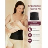 image:imageMomcozy Ergowrap Postpartum Belly Band for CSection Recovery and Vaginal Birth Abdominal Binder with 3D Lifting amp Ergonomic Back Support Seamless Belly Wrap Shapewear for Post Surgery RecoveryStandard  Black