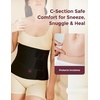 image:imageMomcozy Ergowrap Postpartum Belly Band for CSection Recovery and Vaginal Birth Abdominal Binder with 3D Lifting amp Ergonomic Back Support Seamless Belly Wrap Shapewear for Post Surgery RecoveryStandard  Black