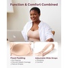 image:imageMomcozy HandsFree Pumping amp Nursing Bra AllinOne Breastfeeding Pump Bra Fixed Padding for Shape amp SupportOyster Pink