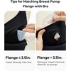 image:imageMomcozy Pumping Bra Hands Free AllinOne Nursing amp Pumping Seamless Bra for Wearable amp Flange PumpsBlack