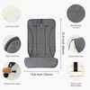 image:imageMomcozy Reversible Stroller Seat Liner WaterResistant amp Easy Clean Side Breathable amp Comfortable Mesh Side Universal 3Hole Adjustable Design AllSeason Cushion Pad for Strollers CarriagesGray