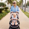 image:imageMomcozy Reversible Stroller Seat Liner WaterResistant amp Easy Clean Side Breathable amp Comfortable Mesh Side Universal 3Hole Adjustable Design AllSeason Cushion Pad for Strollers CarriagesBlue