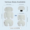 image:imageMomcozy Reversible Stroller Seat Liner WaterResistant amp Easy Clean Side Breathable amp Comfortable Mesh Side Universal 3Hole Adjustable Design AllSeason Cushion Pad for Strollers CarriagesLight Gray