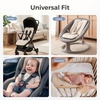 image:imageMomcozy Reversible Stroller Seat Liner WaterResistant amp Easy Clean Side Breathable amp Comfortable Mesh Side Universal 3Hole Adjustable Design AllSeason Cushion Pad for Strollers CarriagesKhaki