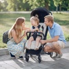 image:imageMomcozy Reversible Stroller Seat Liner WaterResistant amp Easy Clean Side Breathable amp Comfortable Mesh Side Universal 3Hole Adjustable Design AllSeason Cushion Pad for Strollers CarriagesGray