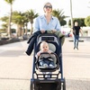 image:imageMomcozy Reversible Stroller Seat Liner WaterResistant amp Easy Clean Side Breathable amp Comfortable Mesh Side Universal 3Hole Adjustable Design AllSeason Cushion Pad for Strollers CarriagesLight Gray