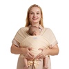 image:imageMomcozy Baby Carrier AirMesh  The Perfect Summer Water Sling for Newborns to Toddler 835 lbs  Cooling Breathable and Lightweight Baby Wrap Nice for Summer Pool Beach Swimming Lavender MistAir MeshBeige