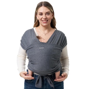 image:imageMomcozy Baby Carrier AirMesh  The Perfect Summer Water Sling for Newborns to Toddler 835 lbs  Cooling Breathable and Lightweight Baby Wrap Nice for Summer Pool Beach Swimming Lavender MistDeep Grey