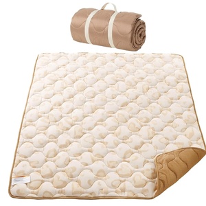 image:imageMomcozy Baby Play Mat for Floor 59x71 Thickened Playpen Mat Playmate for Baby Tummy Time Waterproof amp NonSlip Foldable Outdoor Mat with Carrying Handle Forest WorldUrban Safari