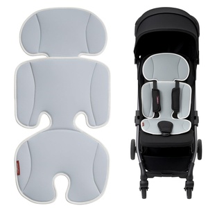 image:imageMomcozy Reversible Stroller Seat Liner WaterResistant amp Easy Clean Side Breathable amp Comfortable Mesh Side Universal 3Hole Adjustable Design AllSeason Cushion Pad for Strollers CarriagesBlue Gray