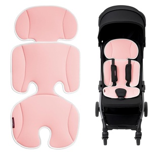 image:imageMomcozy Reversible Stroller Seat Liner WaterResistant amp Easy Clean Side Breathable amp Comfortable Mesh Side Universal 3Hole Adjustable Design AllSeason Cushion Pad for Strollers CarriagesPink