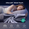 image:imageMomcozy Pregnancy Pillows with Cooling Cover U Shaped Full Body Maternity Pillow for Side Sleepers  Support for Back Legs Belly HIPS for Pregnant Women 57 Inch Pregnancy Pillow Mist BlueGrey