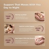 image:imageMomcozy Pregnancy Pillows with Cooling Cover U Shaped Full Body Maternity Pillow for Side Sleepers  Support for Back Legs Belly HIPS for Pregnant Women 57 Inch Pregnancy Pillow Mist BlueCotton Blend  Pink