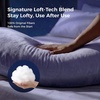 image:imageMomcozy Pregnancy Pillows with Cooling Cover U Shaped Full Body Maternity Pillow for Side Sleepers  Support for Back Legs Belly HIPS for Pregnant Women 57 Inch Pregnancy Pillow Mist BlueGrey