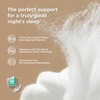 image:imageMomcozy Pregnancy Pillows with Cooling Cover U Shaped Full Body Maternity Pillow for Side Sleepers  Support for Back Legs Belly HIPS for Pregnant Women 57 Inch Pregnancy Pillow Mist BlueCotton Blend  Blue